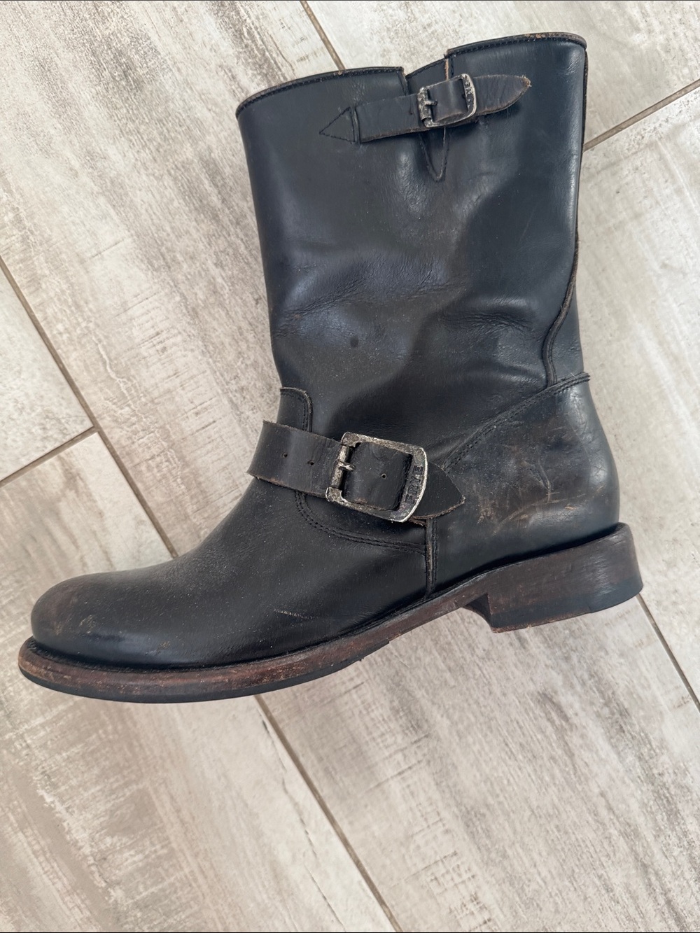 FRYE Women's 'Jenna Engineer' Boots- black size 9